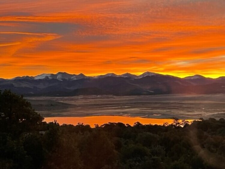 Mountains and Sunset
